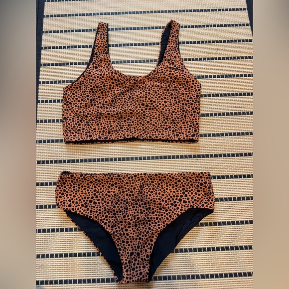 Leopard Print Bikini Set - Picture 2 of 3